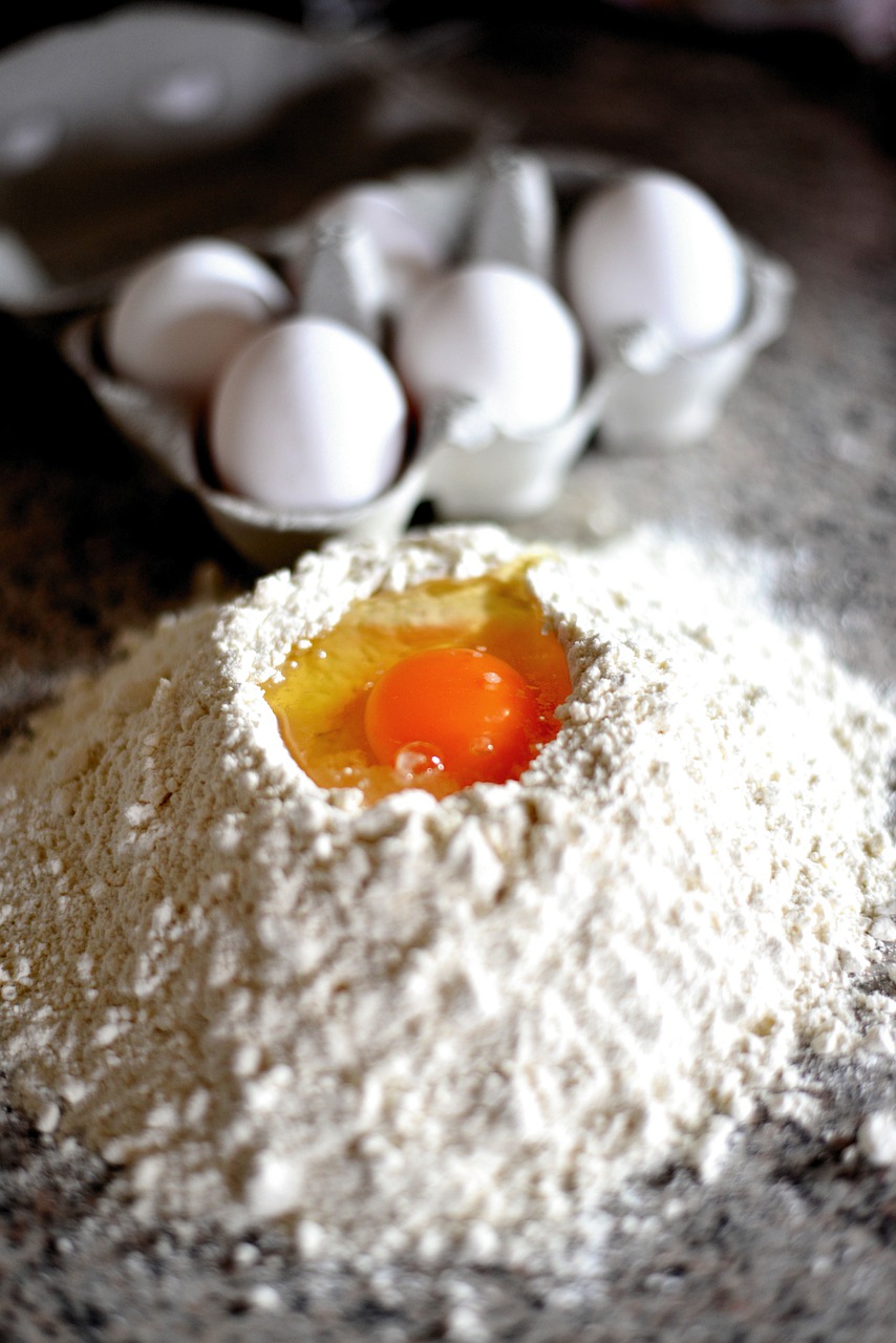 flour, egg yolk, eggs-3834138.jpg